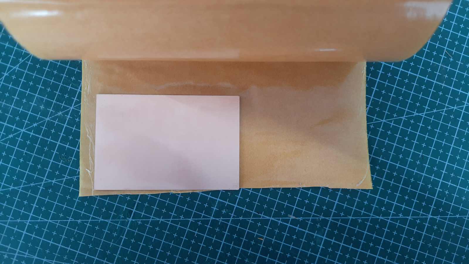 Prepare the copper clad board for placement